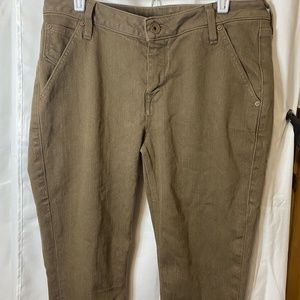 true religion brown stella workwear skinny jeans size 32 new with tags